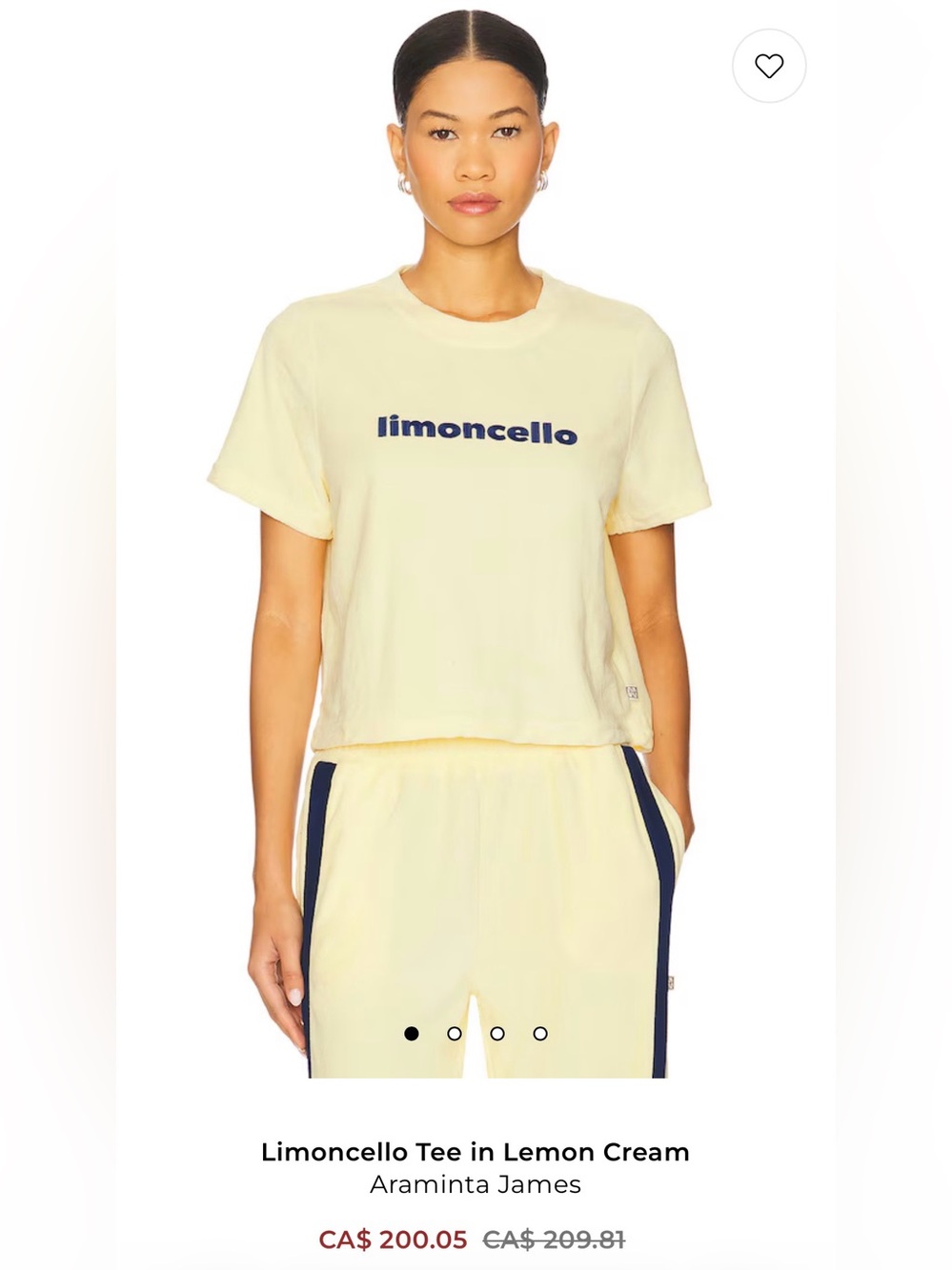 Araminta James Limoncello Tee